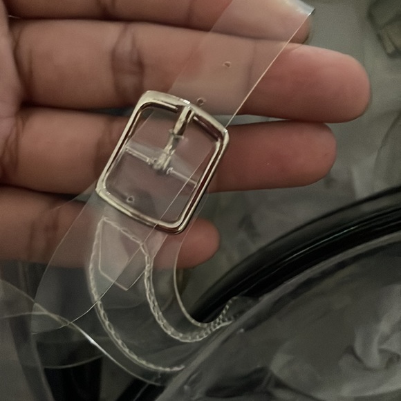 CHASE & CHLOE SERENITY-1 WOMEN'S CLEAR STILETTO HIGH HEEL PLATFORM pumps - Picture 10 of 12